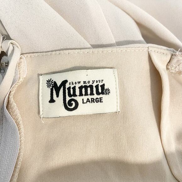 Show Me Your Mumu Cream Bridesmaid Gown - Picture 5 of 11